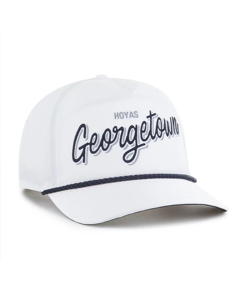 '47 Brand Men's White Georgetown Hoyas Fairway Hitch Adjustable Hat