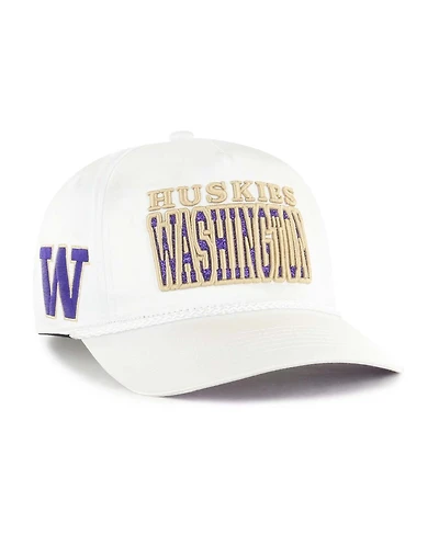 '47 Brand Women's White Washington Huskies Outspoken Hitch Adjustable Hat