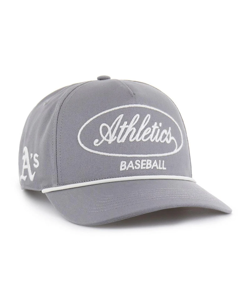 '47 Brand Men's Gray Athletics Foundational Hitch Adjustable Hat