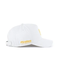 '47 Brand Men's White Pittsburgh Pirates Foundational Pinch Offside Adjustable Hat