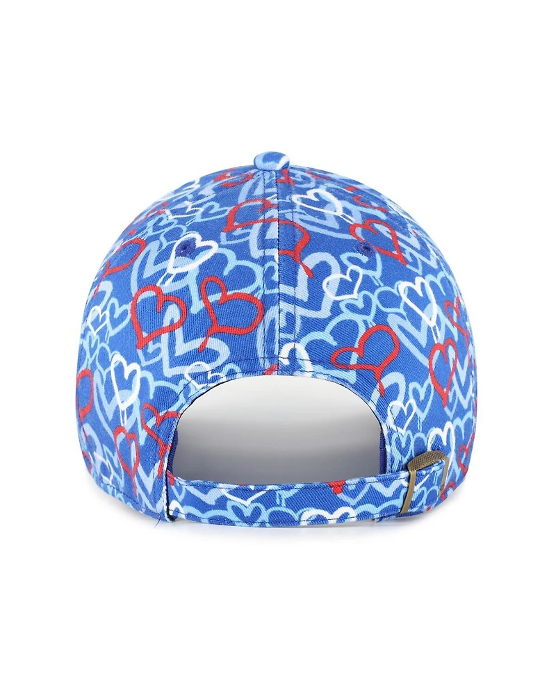 '47 Brand Big Girls Royal Chicago Cubs Mural Clean Up Adjustable Hat