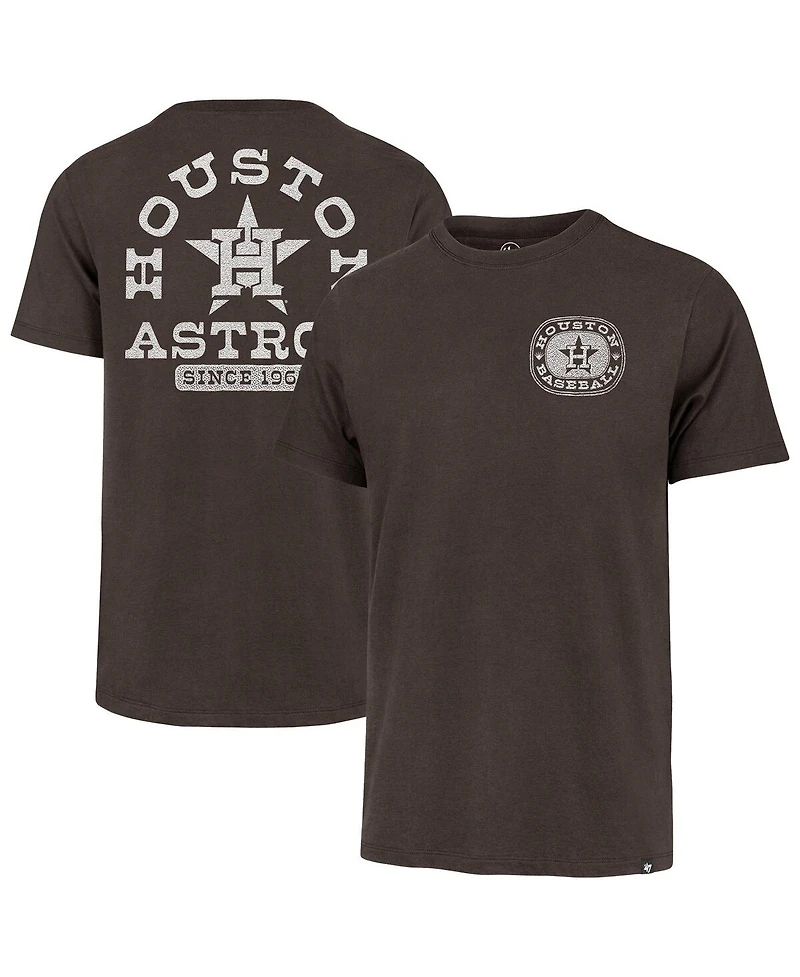 '47 Brand Men's Brown Houston Astros Back Canyon Franklin T-Shirt