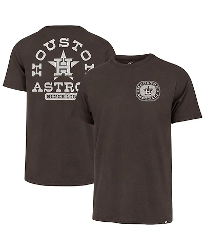 '47 Brand Men's Brown Houston Astros Back Canyon Franklin T-Shirt