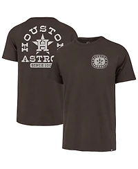 '47 Brand Men's Brown Houston Astros Back Canyon Franklin T-Shirt