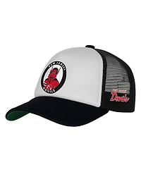 Mitchell & Ness Big Boys and Girls White New Jersey Devils Mascot Adjustable Trucker Hat