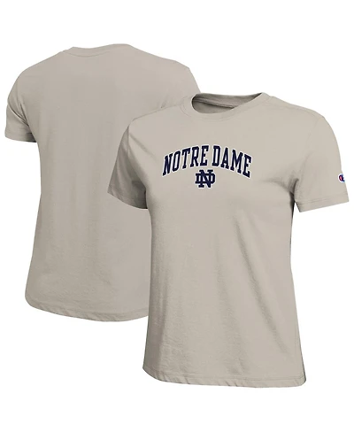 Champion Women's Gold Notre Dame Fighting Irish Arched Over Logo T-Shirt