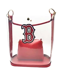 Cuce Boston Red Sox Rhinestone Clear Purse