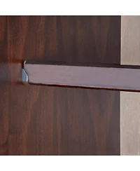 Palace Imports 100% Solid Wood Kyle 4-Door Wardrobe with Raised Panel Doors