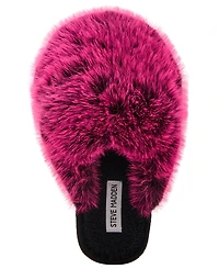 Steve Madden Women's Poof Cozy Slides Slippers