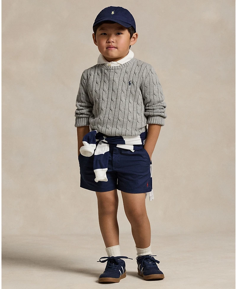Polo Ralph Lauren Toddler and Little Boys Cable-Knit Cotton Sweater