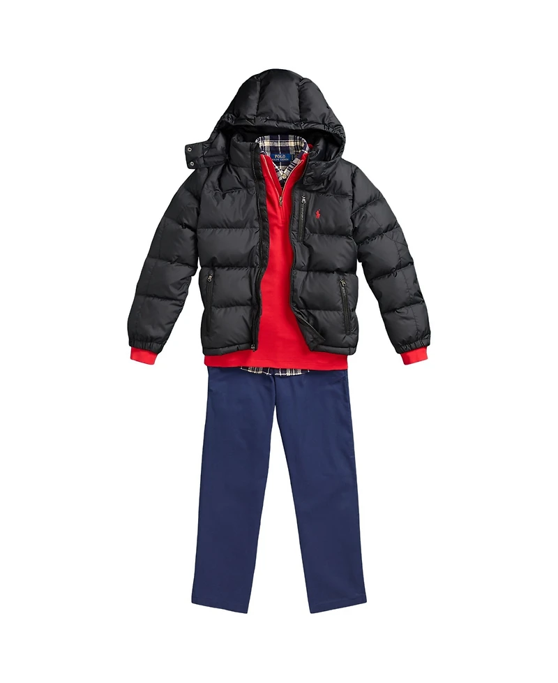 Polo Ralph Lauren Big Boys Ripstop Down Hooded Jacket