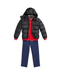 Polo Ralph Lauren Big Boys Ripstop Down Hooded Jacket