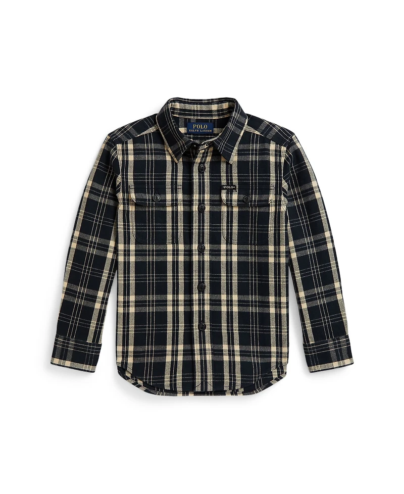 Polo Ralph Lauren Toddler and Little Boys 2T-7 Plaid Shirt