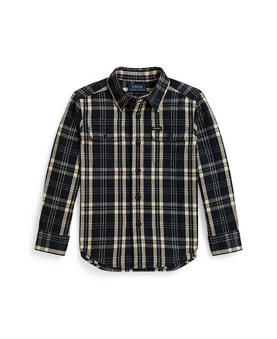 Polo Ralph Lauren Toddler and Little Boys 2T-7 Plaid Shirt