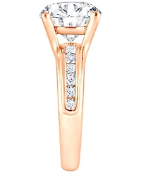 Bagley Mischka Certified Lab Grown Diamond Channel Set Engagement Ring (4 ct. t.w.) 14k Gold