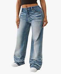 True Religion Women's Bobbi Baggy Big T Jeans