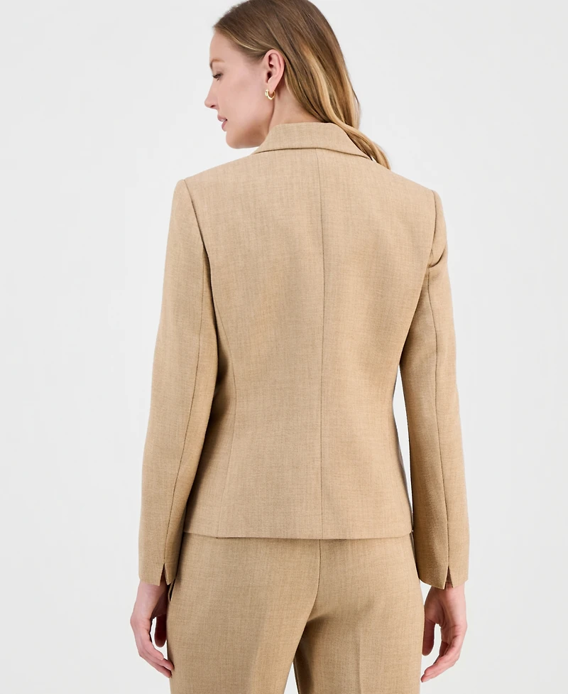 Kasper Women's Notched Collar One-Button Blazer