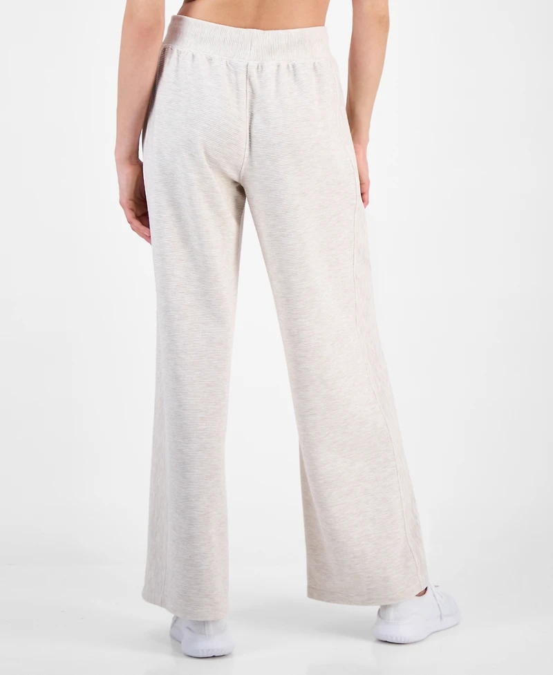 Id Ideology Women's Ribbed Knit Wide Leg Pants, Macy's Exclusive