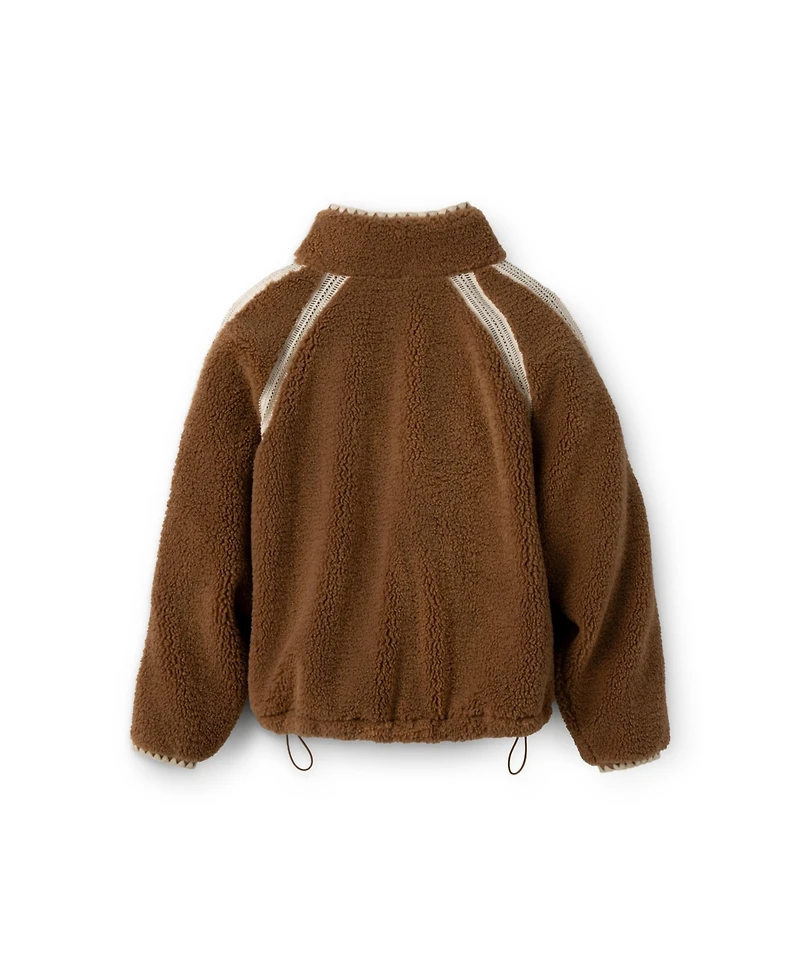Ugg Women's Nikia Crochet Long Sleeve Fluff Jacket