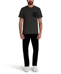 Karl Lagerfeld Paris Men's Textured T-Shirt