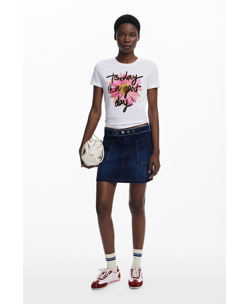 Desigual Women's Short-sleeve floral T-shirt