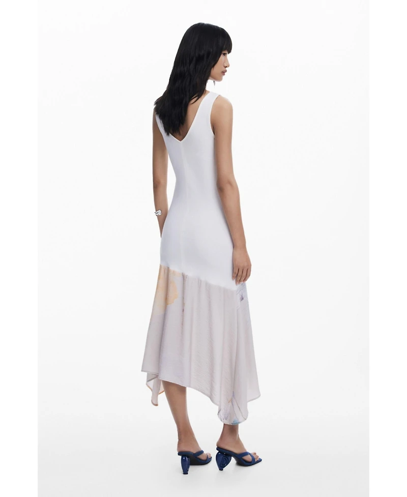 Desigual Women's V-neck combined dress