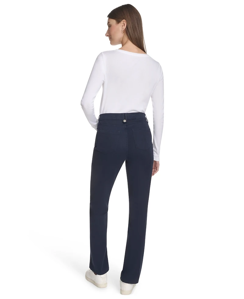Nautica Jeans Women's Solid Stretch Full-Length Jeans