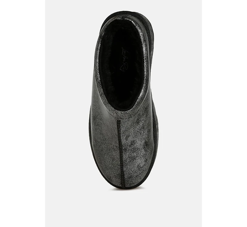 London Rag Lottys Faux Leather Platform Classic Slip-On Women