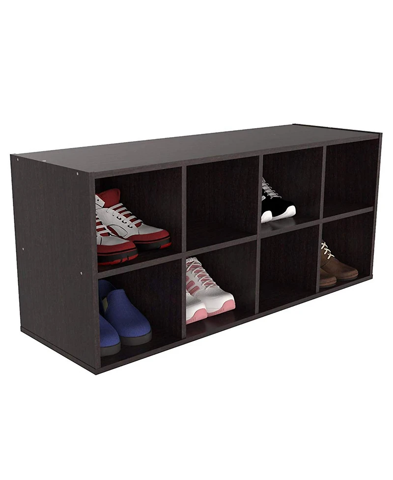 ClosetMaid 5081 8 Box Stylish Closet Shoe Organizing Storage Station, Espresso