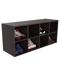 ClosetMaid 5081 8 Box Stylish Closet Shoe Organizing Storage Station, Espresso