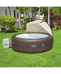 Bestway SaluSpa Sun Shade Canopy Accessory for Round Inflatable Hot Tub Spas