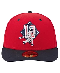 New Era Men's Chipper Jones Red Atlanta Braves 59FIFTY Fitted Hat