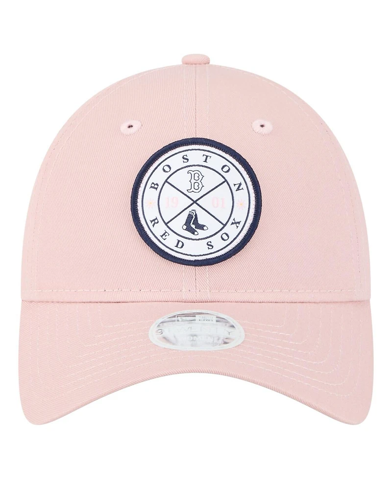 New Era Women's Pink Boston Red Sox Bloom 9TWENTY Adjustable Hat