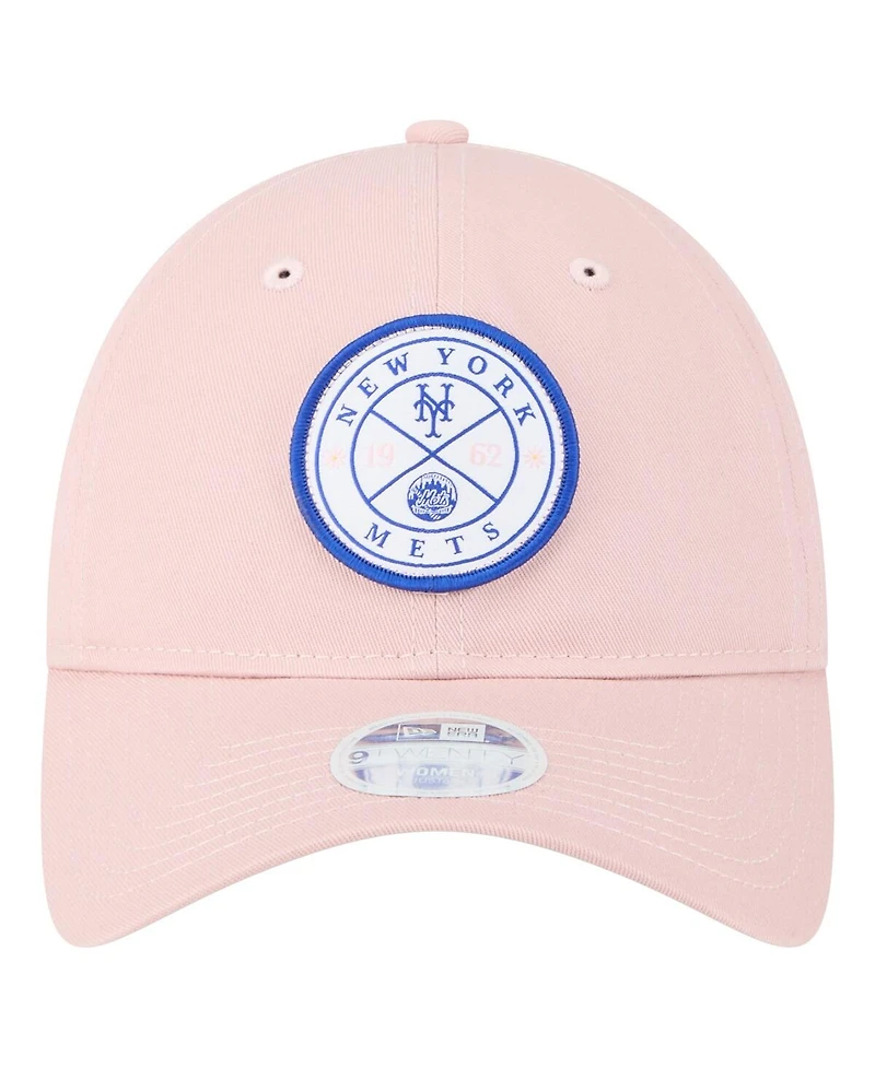 New Era Women's Pink New York Mets Bloom 9TWENTY Adjustable Hat