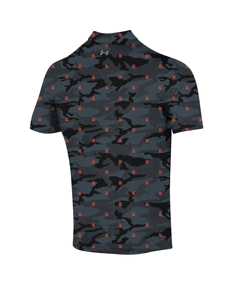 Under Armour Men's Maryland Terrapins Gameday ArmourFuse Polo Shirt