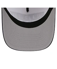 New Era Men's White/Navy Michigan Wolverines Arch Two-Tone Rope 9FORTY A-Frame M-Crown Adjustable Hat