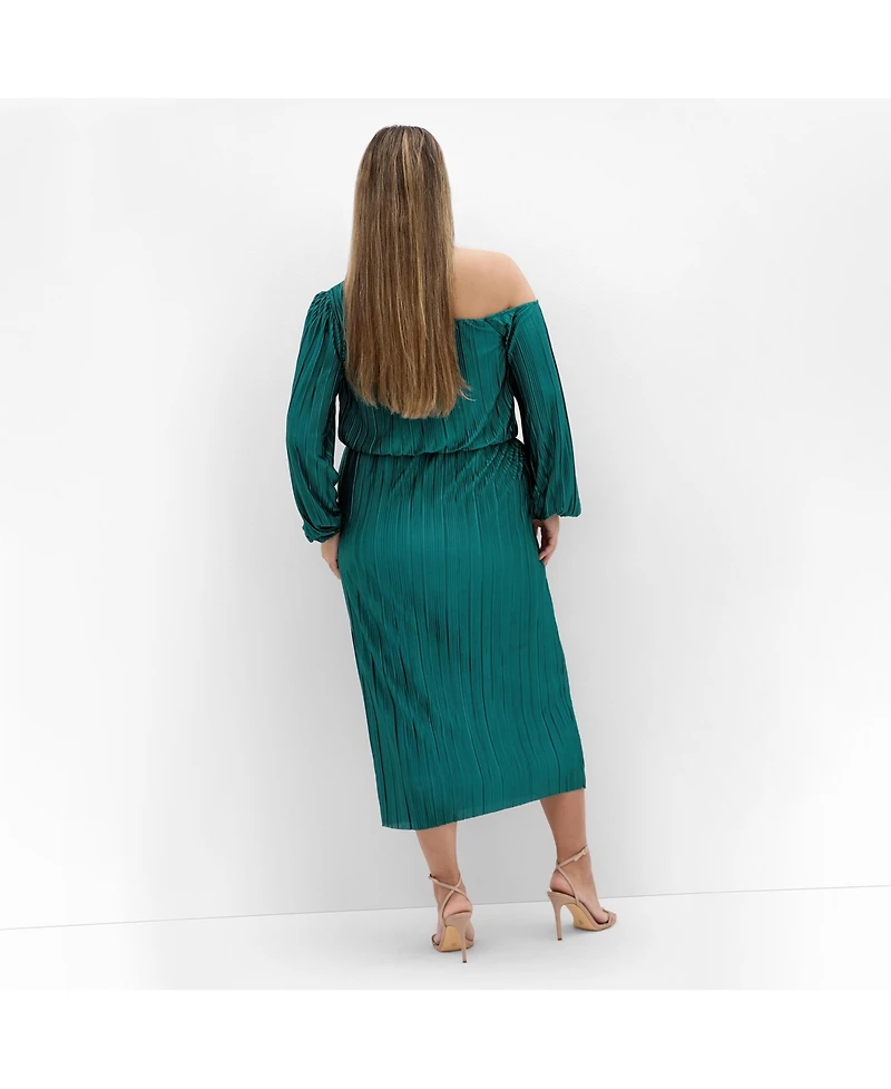 City Chic Women's Jay Off Shoulder Dress