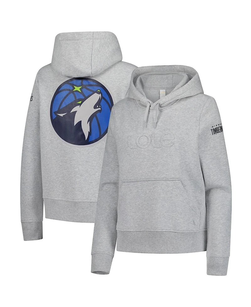Lole Women's Gray Minnesota Timberwolves Icon Pullover Hoodie