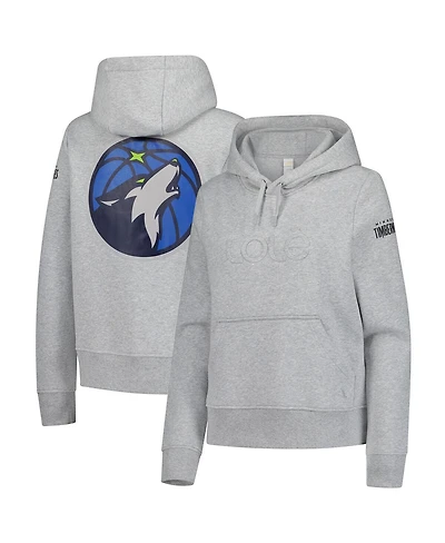 Lole Women's Gray Minnesota Timberwolves Icon Pullover Hoodie