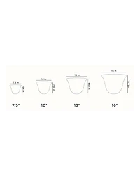 Listo Hc Companies 13-Inch Wide Sierra Planter Round Plastic Planter