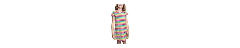 Mightly Girls Toddler Fair Trade Organic Cotton Short Sleeve T-Dress