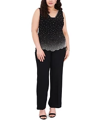 Msk Plus Embellished Blouse