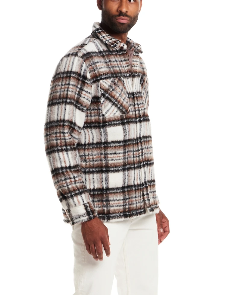 Weatherproof Vintage Men's Brushed Plaid Jacket
