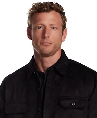 Weatherproof Vintage Men's Faux Suede Overshirt