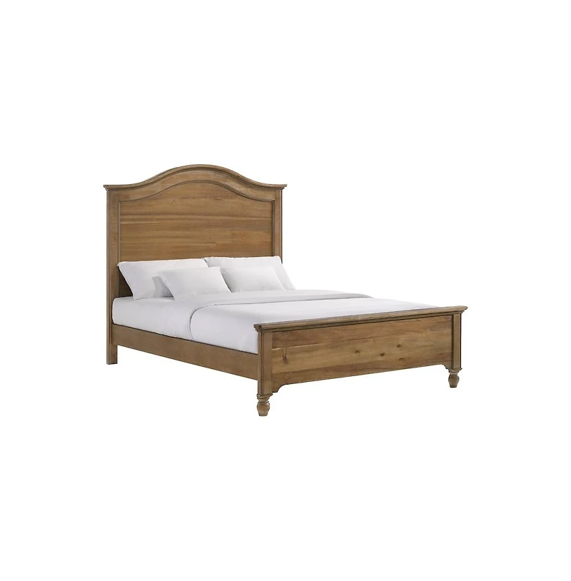 Westwood Design Highland Farmhouse Wood Complete Full Bed in Sand Dune Brown