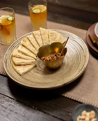 Joyce Chen Lexa Collection 12" Footed Plate
