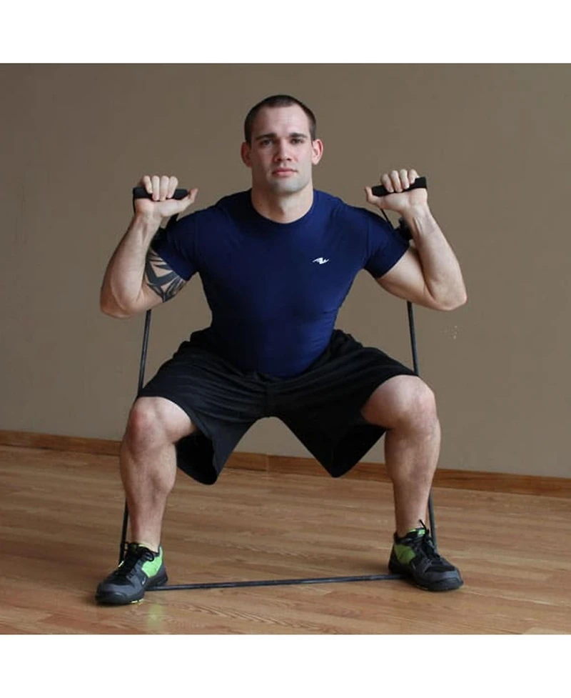 Prism Fitness 400-150-031-1 Smart Necessity Resistance Band Exercise Mat Bundle