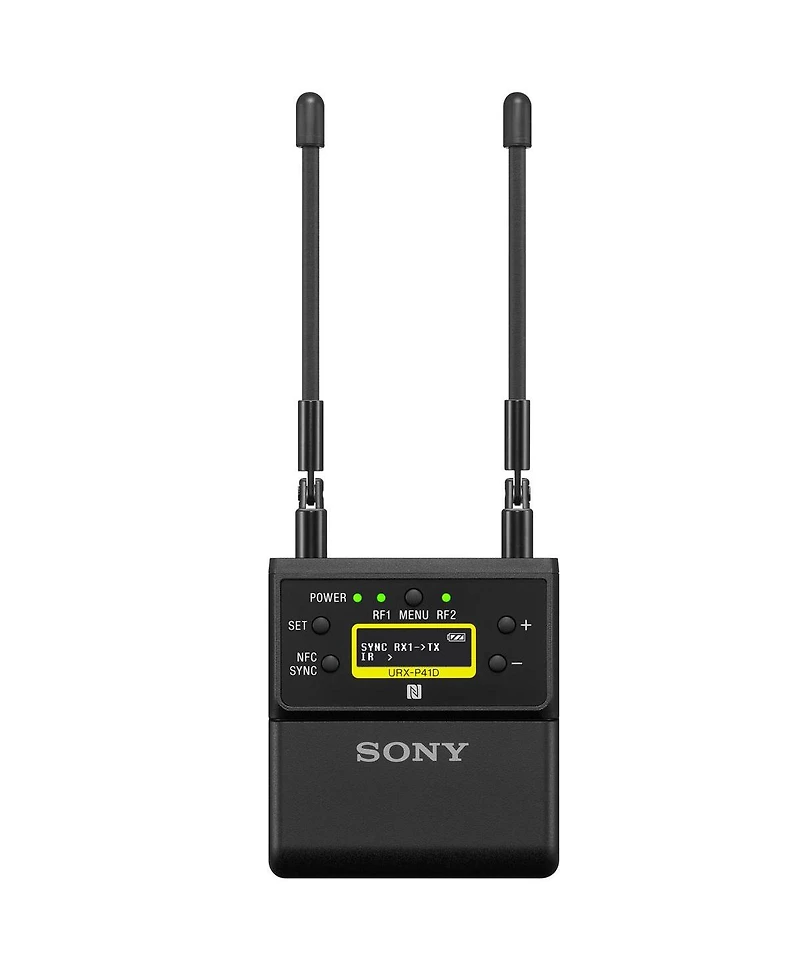 Sony Urx-P41D Dual-Channel Camera-Mount Wireless Receiver, 14UC: 470.1 to 541.8MHz
