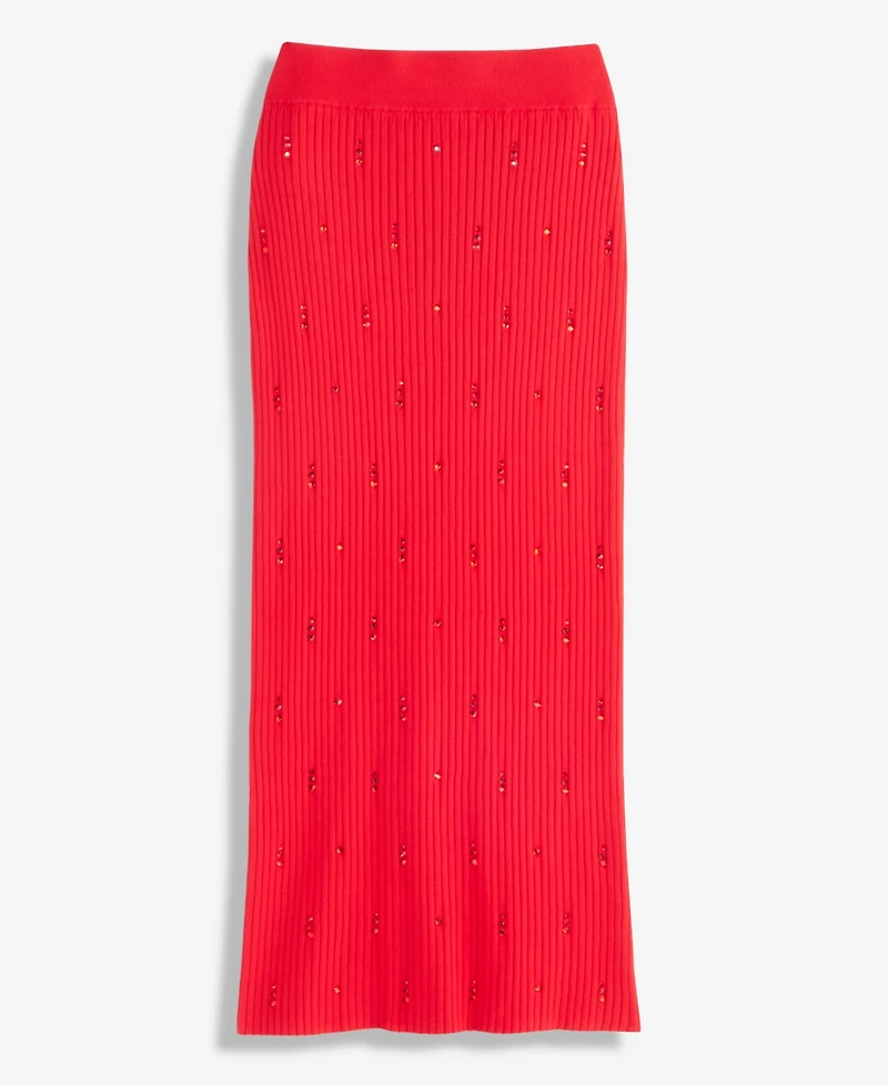 I.n.c. International Concepts Women's Embellished Sweater Skirt, Macy's Exclusive