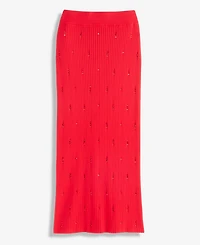 I.n.c. International Concepts Women's Embellished Sweater Skirt, Macy's Exclusive